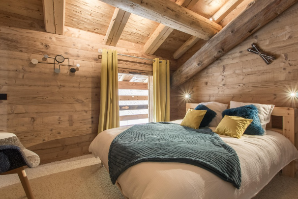 chambre d'un chalet